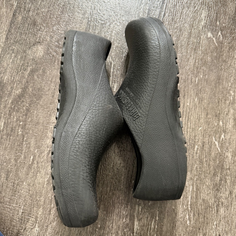 Birkenstock Men's Black Slip On Clogs Shoes Made in Germany Size 43 EU / 10 US - Picture 9 of 9